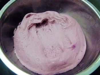 紫薯双色花卷的做法图解5
