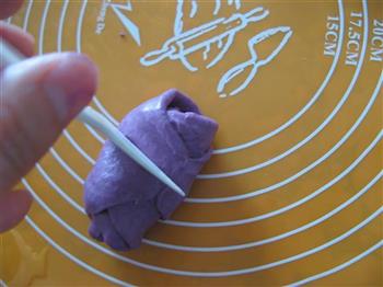紫薯玫瑰花馒头的做法步骤9