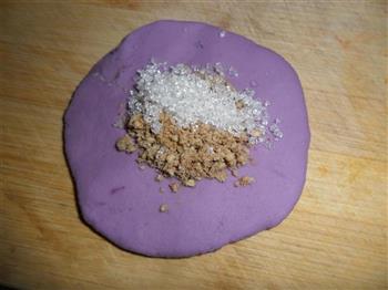 紫薯芝麻馅饼的做法步骤4