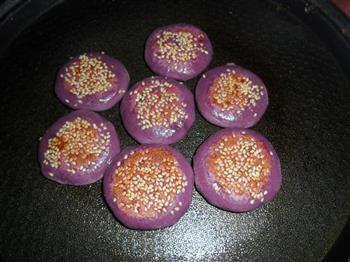 紫薯芝麻馅饼的做法步骤6