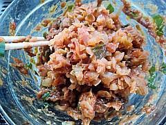 韩式辣白菜锅贴的做法步骤6