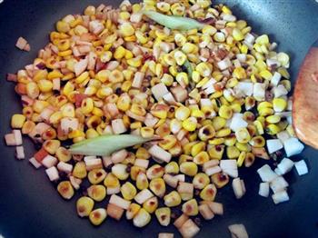 素炒玉米三丁的做法步骤4