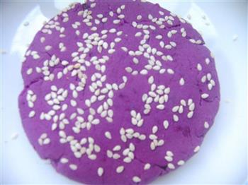 紫薯糯米豆沙饼的做法图解9