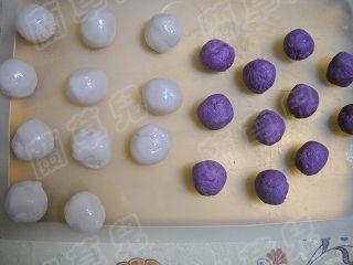 椰香紫薯芝麻冰皮的做法图解9