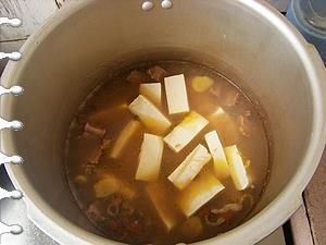 红绿豆粉肠豆腐汤的做法图解9