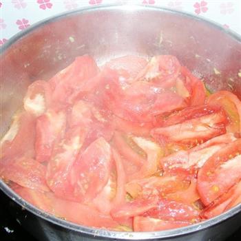 西红柿豌豆炒鸡蛋的做法图解4