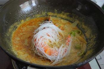 泰式红咖喱虾的做法步骤21