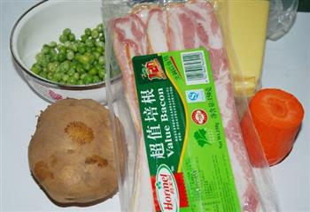 培根奶酪焗土豆泥的做法步骤1