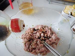 翡翠牛肉煎饺的做法步骤5