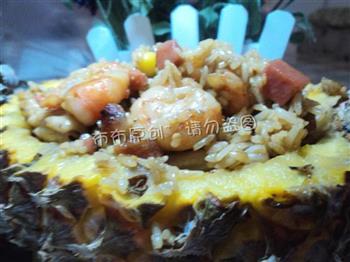 中式菠萝炒饭的做法步骤9