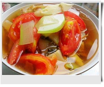 葫芦番茄汤的做法图解9