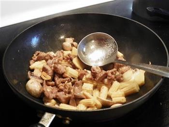蘑菇玉米芯小炒肉的做法步骤6