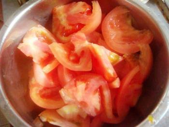 西红柿炒藕片的做法步骤2