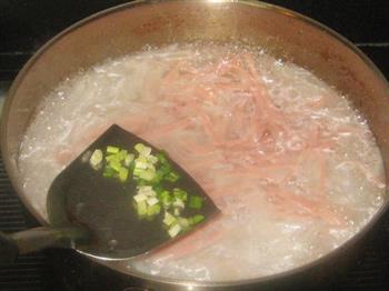红白双丝汤的做法步骤6