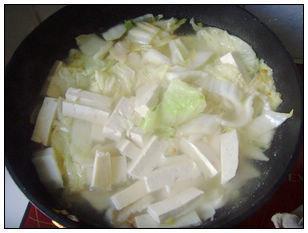 白菜豆腐汤的做法步骤10