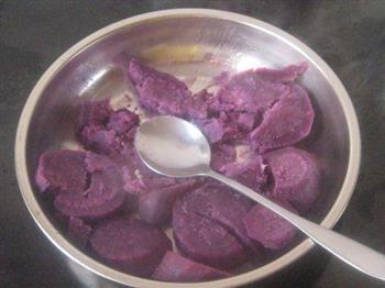 酒酿紫薯汤圆的做法图解3