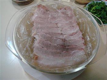 酸菜粉条汆白肉的做法图解10