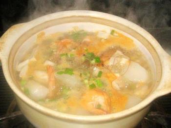 蘑菇海虾萝卜汤的做法步骤6