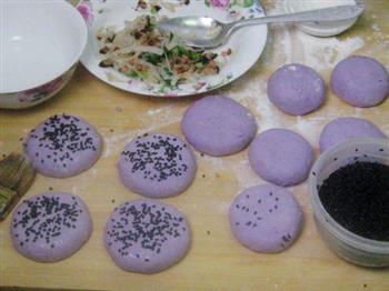 紫薯萝卜丝饼的做法图解12