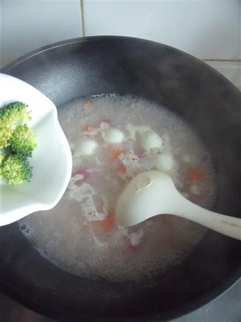 鲜虾五彩萝卜汤的做法步骤7