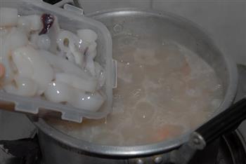 鳝鱼海鲜粥的做法图解9