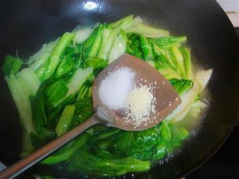 清炒白菜苔的做法步骤3