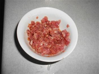 肉末炒茄子的做法步骤2