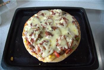 培根烤肠PIZZA的做法步骤13