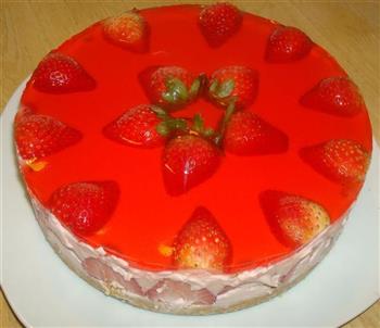 草莓芝士蛋糕的做法步骤16