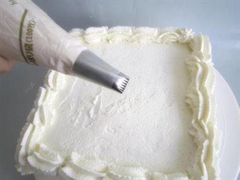 简单裱花奶油蛋糕的做法步骤10