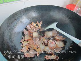 包菜腊肉干锅的做法图解6
