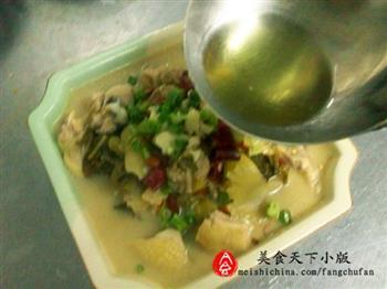 酸菜豆腐鸡的做法步骤12