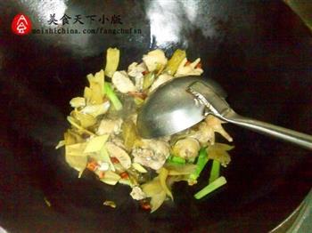 酸菜豆腐鸡的做法步骤8