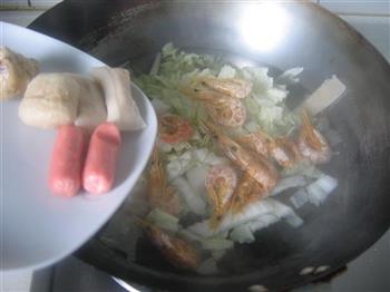 拉皮虾干白菜汤的做法图解4
