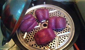 紫薯馒头的做法图解11