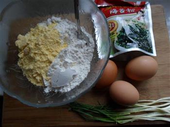 海苔鸡蛋饼的做法步骤1