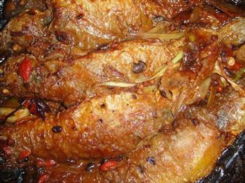 豆豉红烧黄花鱼的做法步骤8