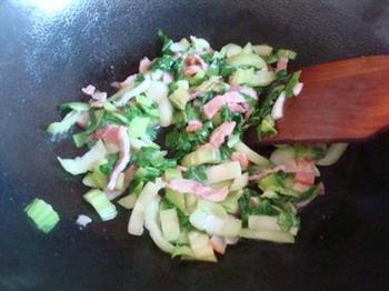 葱油菜饭的做法步骤3