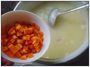 玉米豆花汤的做法步骤10