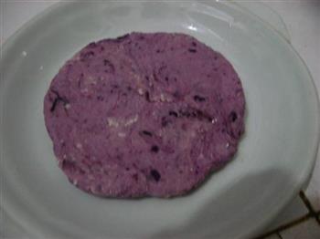 紫薯芝麻饼的做法步骤3