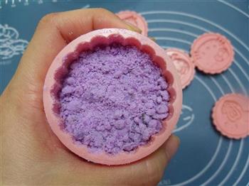 紫山药卡通米糕的做法步骤6