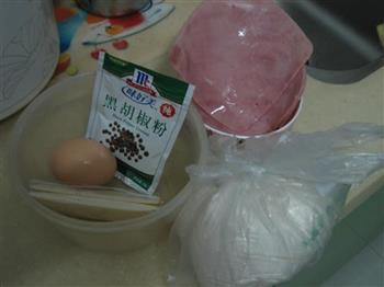 火腿芝士鸡蛋卷的做法步骤2