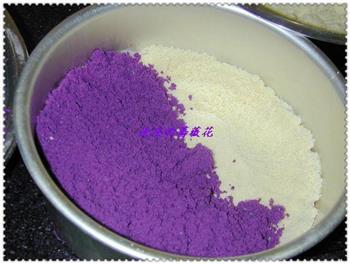 紫薯双层香糕的做法图解6