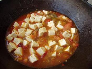 西红柿香菇烧豆腐的做法步骤8