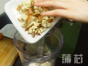 豆腐酿香菇的做法步骤2