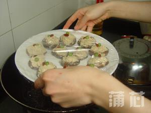 豆腐酿香菇的做法步骤6