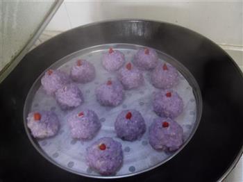 紫糯米丸子的做法步骤10
