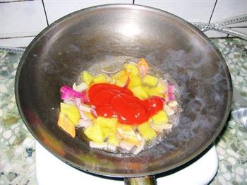 菠萝咕噜肉的做法步骤9