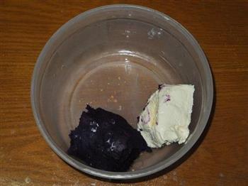紫薯奶酪泥的做法图解1