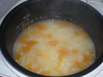 南瓜奶酪小米粥的做法步骤6